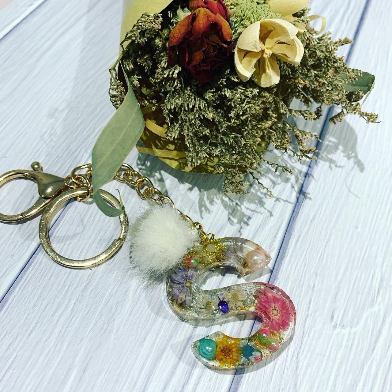 イニシャルチャームキーホルダー☆/atelier Droit - じゃらん遊び体験