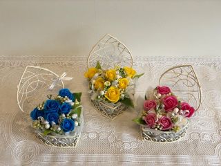 ピンク・イエロー・ブルー系でBOXアレンジ☆彡