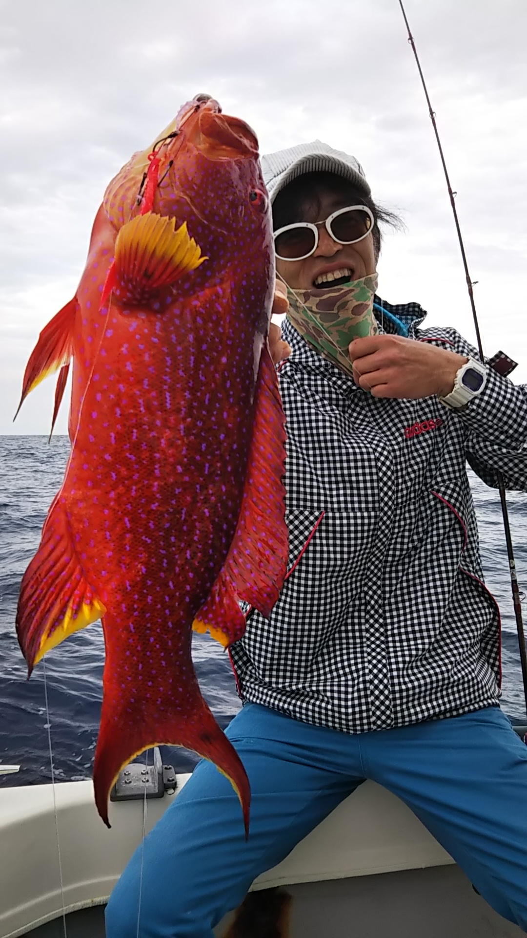 ナガジューミーバイも大型が釣れます。これも最高に美味です。