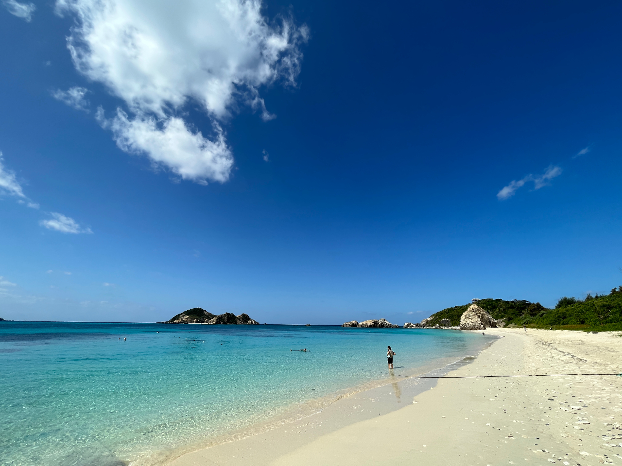 阿波連ビーチ海水浴】フェリーで行くケラマ諸島渡嘉敷島｜オプション