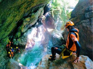 Niyodo Adventure ジャンプする前の景色!さぁ滝つぼに飛び込もう!