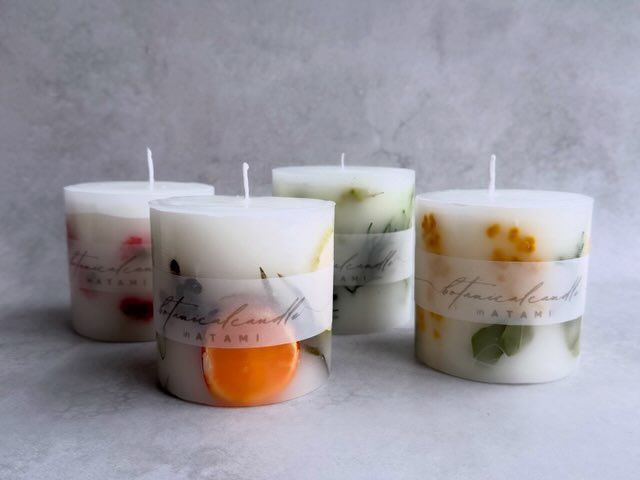 お好みの花々で作る『ボタニカルキャンドル』作り体験