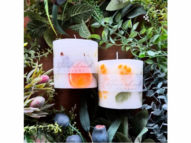 『ボタニカルキャンドル』作り体験