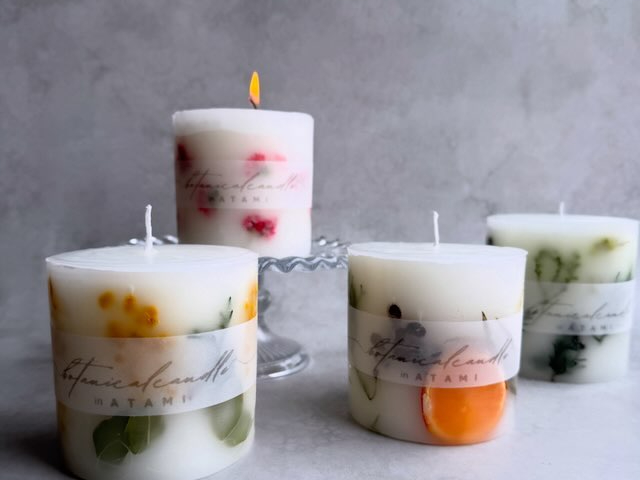 お好みの花々で作る『ボタニカルキャンドル』作り体験