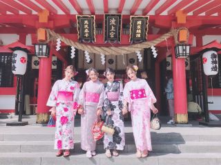 浴衣で沖縄の観光をしましょう♪思い出作りのお手伝いをさせて頂きます!