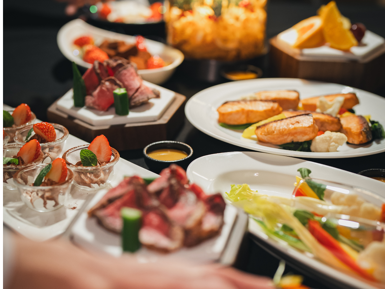 【平日ランチビュッフェ】お得なグループ割引*4名様以上(大人)で「おひとり様30...