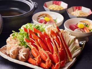 冬の贅沢 本ズワイガニ鍋プラン