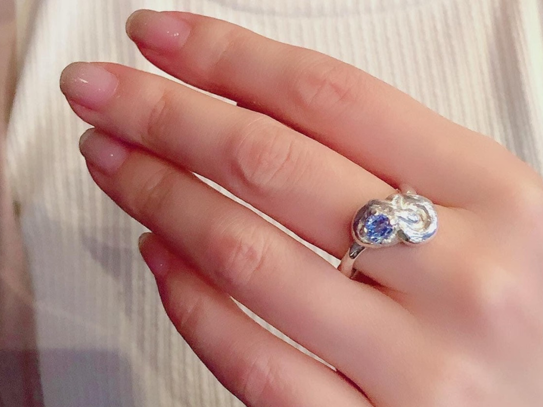 体験生徒さんの作品(Silverリング)