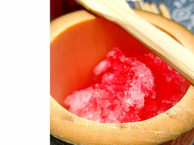 デザートはかき氷