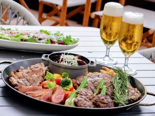 お肉と野菜のグリルプレート