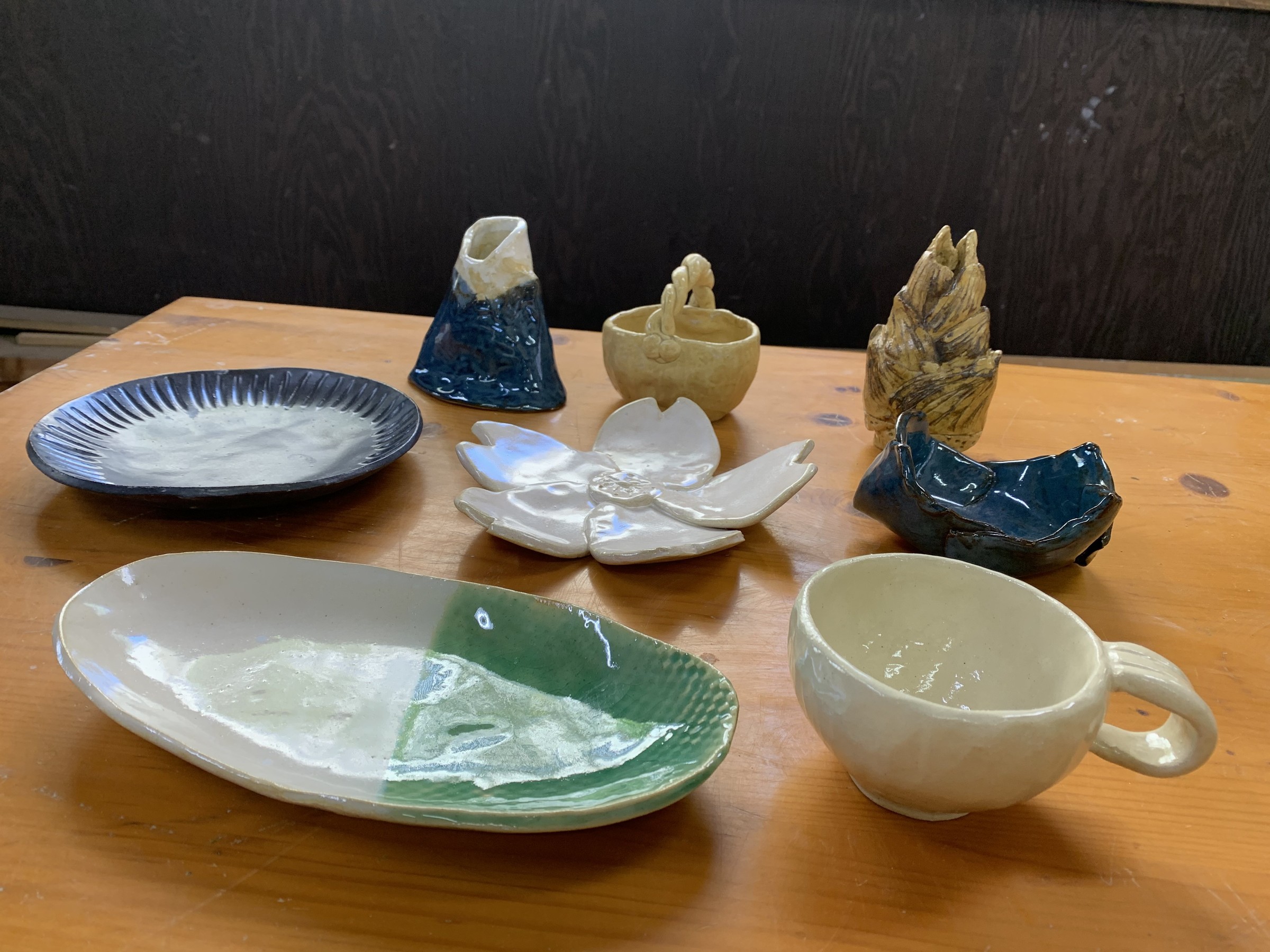 表札つくり】お部屋のネームプレートなど ◇陶芸療法士の講師が丁寧に