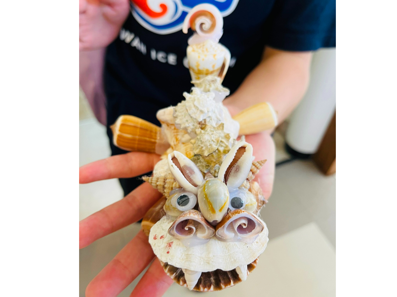 沖縄 宮古島】海宝館の貝細工体験『シーサー』おひとり様2200円