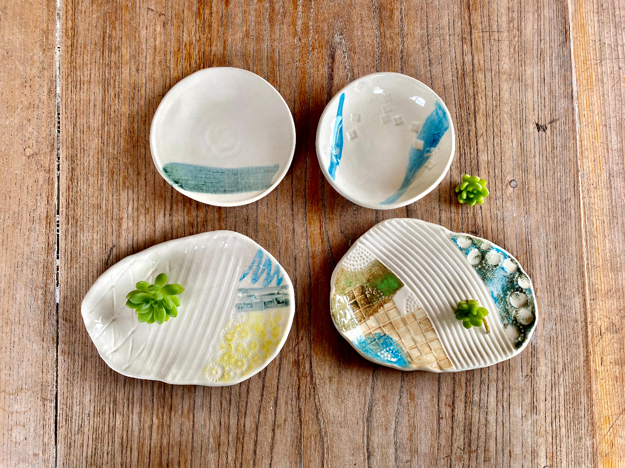 綺麗なお皿が焼き上がりました!