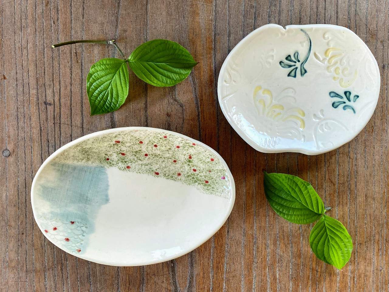 クッキーがのっかれば、お皿もキレイです〜。