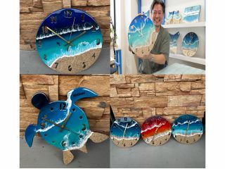 世界でひとつ!同じ波は作れません!あなただけの海をお待ち帰り!石垣島初のレジンアート体験はいかがですか?