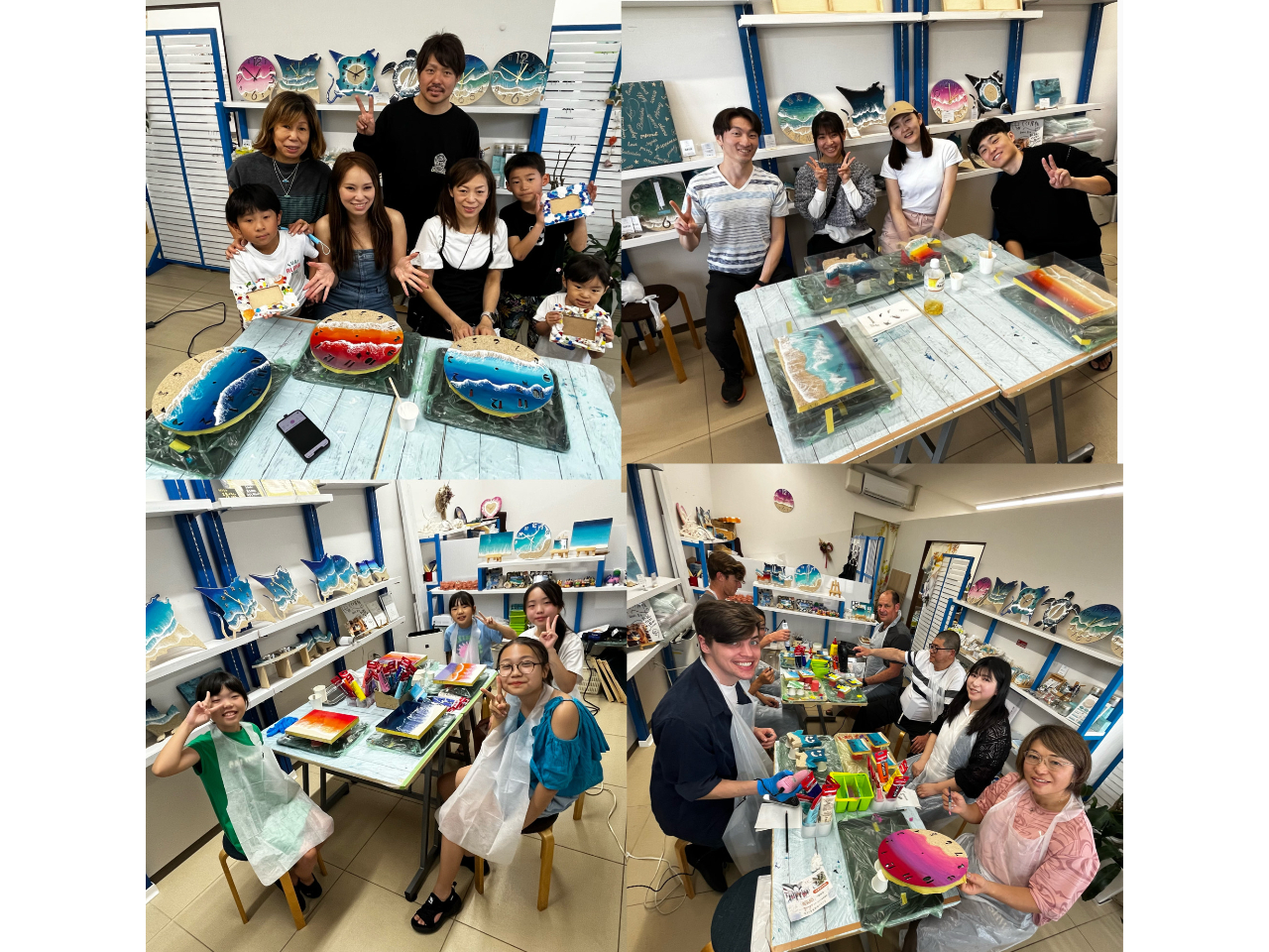 世界でひとつ!同じ波は作れません!あなただけの海をお待ち帰り!石垣島初のレジンアート体験はいかがですか?