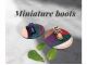 完成したミニュチュアブーツの撮影会!!