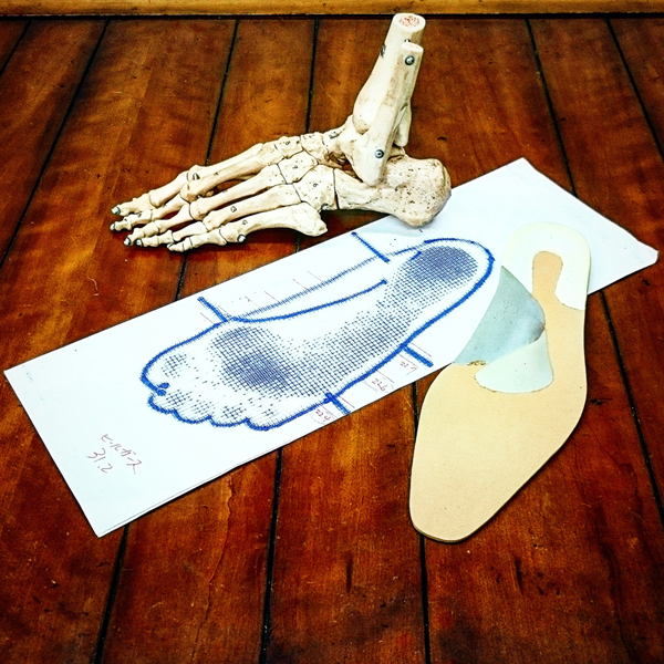 インソールも足に合わせて制作できる♪