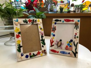 沖縄 浦添 女性人気 お洒落なレトロ雰囲気で楽しむ フォトフレーム 制作体験 おきなわステンドグラス さめじま じゃらん遊び体験