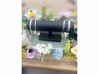 ご自身で銀板から作るシルバーバングル