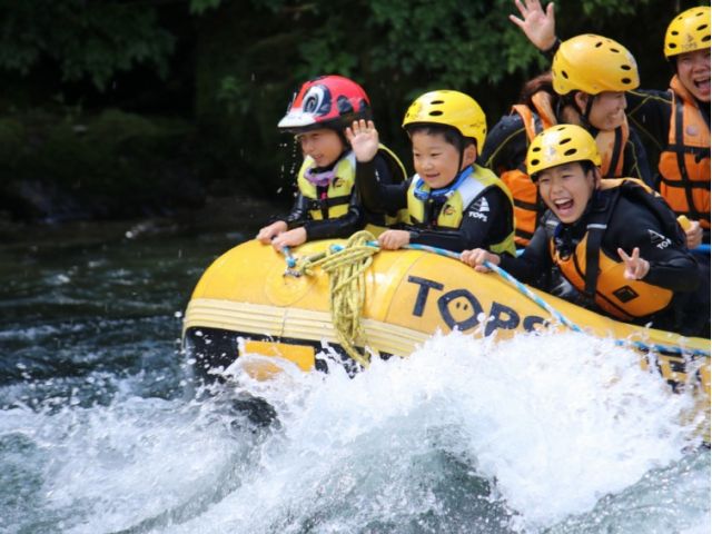 ファミリーコースでも5つの瀬が待っている!!