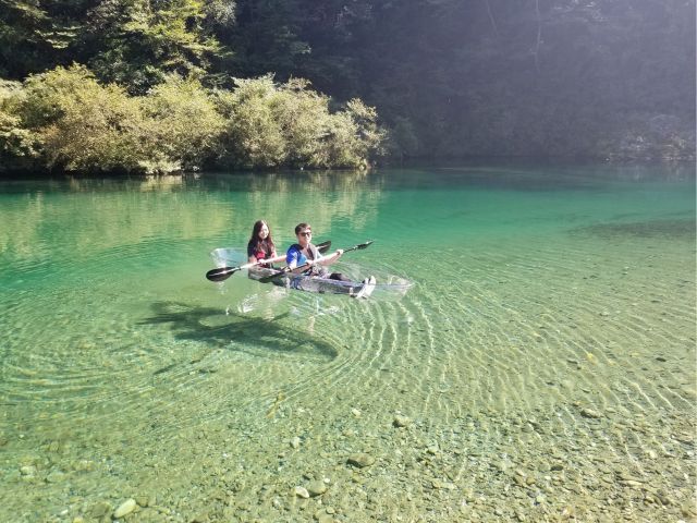水があることを忘れてしまう透明度