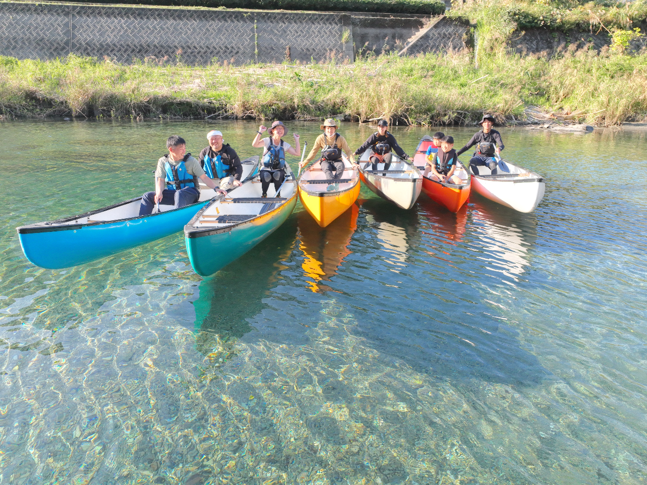 NOC仁淀川アウトドアセンター公式】「カナディアンカヌー」全部付き