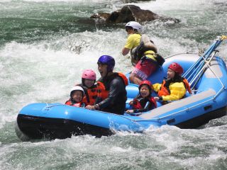 家族で激流体験!!