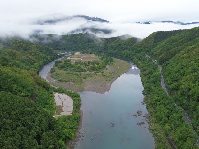 四万十川最大の中州でSUP体験!!舞台はココ!!!