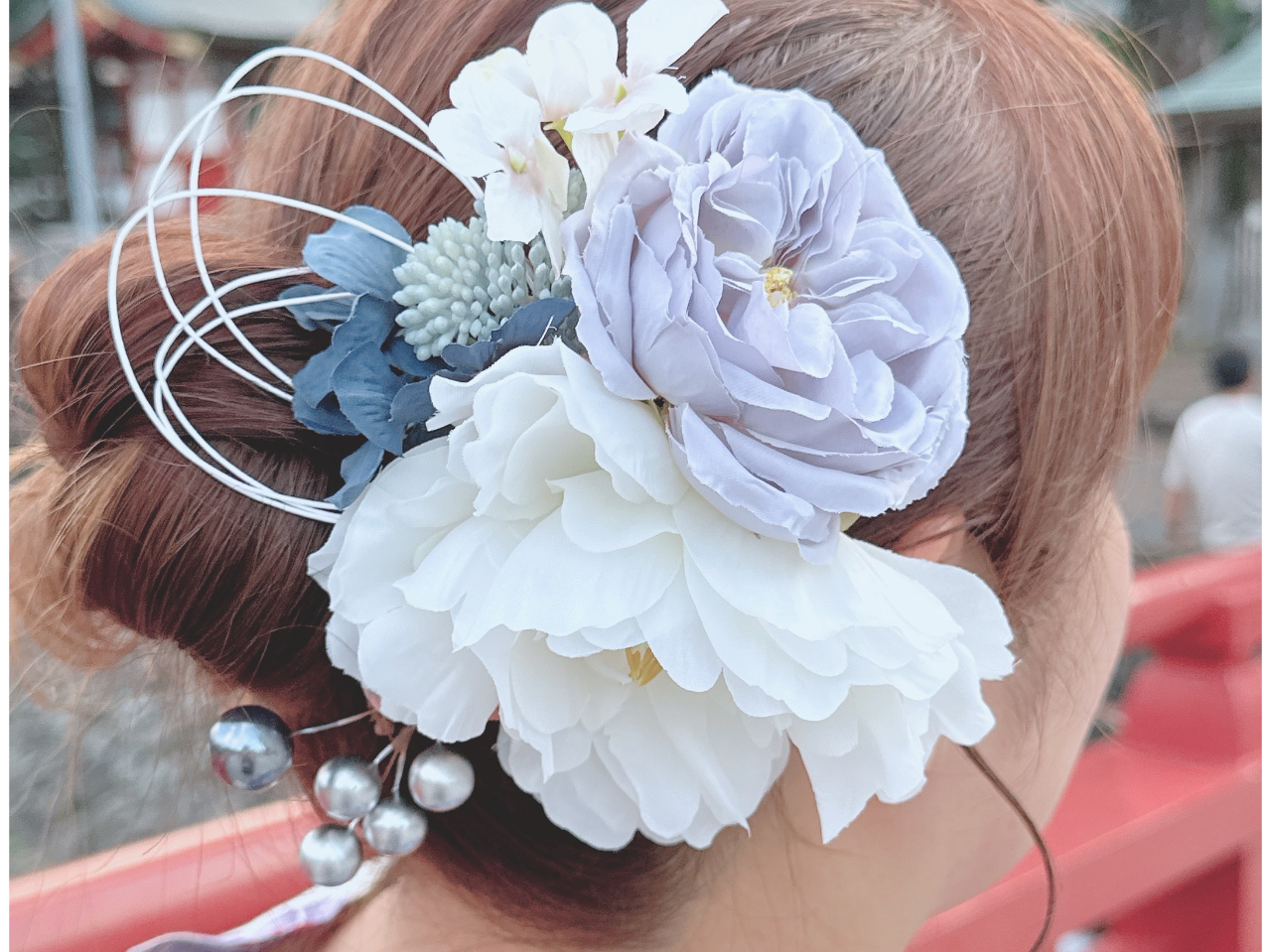 オリジナル髪飾りもたくさんありますよ