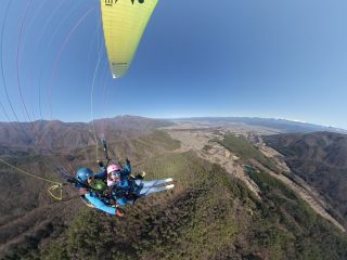 パラグライダーから見える伊那谷の景色は非日常の世界!