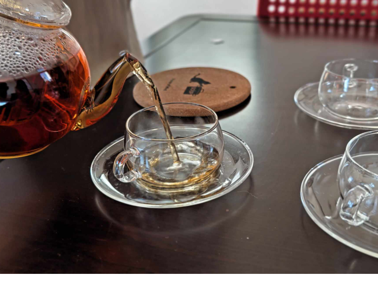 レッスンの前のwelcome tea