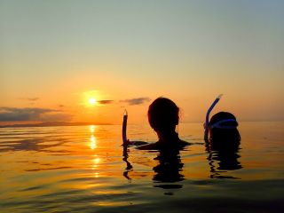 サンセットだから撮影可能な極上シルエット写真なんかいかがですか♪