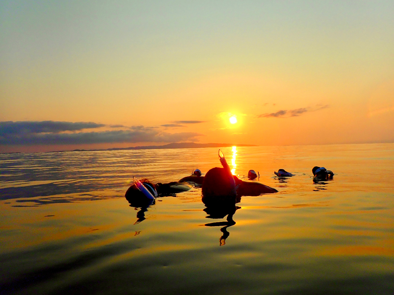 サンセットだからこんな絶景も♪