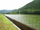 山間の田んぼに使う水の貯水池
