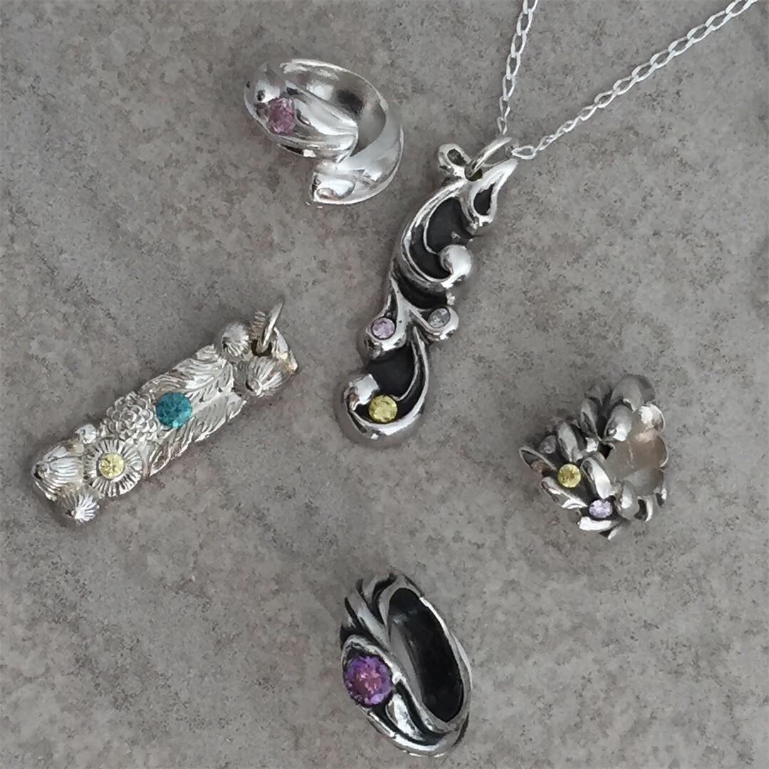 【アートクレイシルバー】オリジナルのシルバーアクセサリー作り★【当日持ち帰りOK...