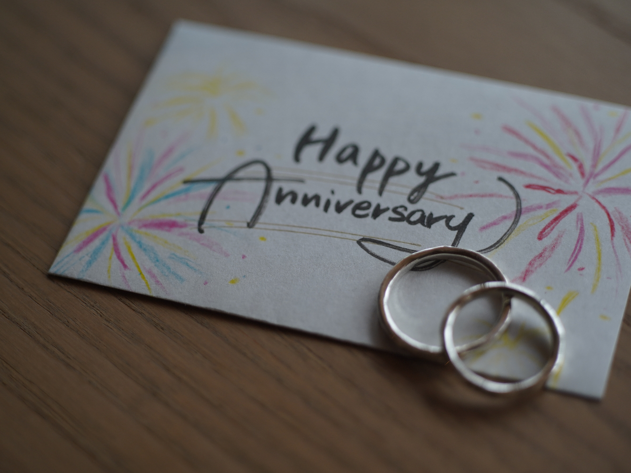 指輪のお渡しの際には、可愛いメッセージ封筒プレゼント!