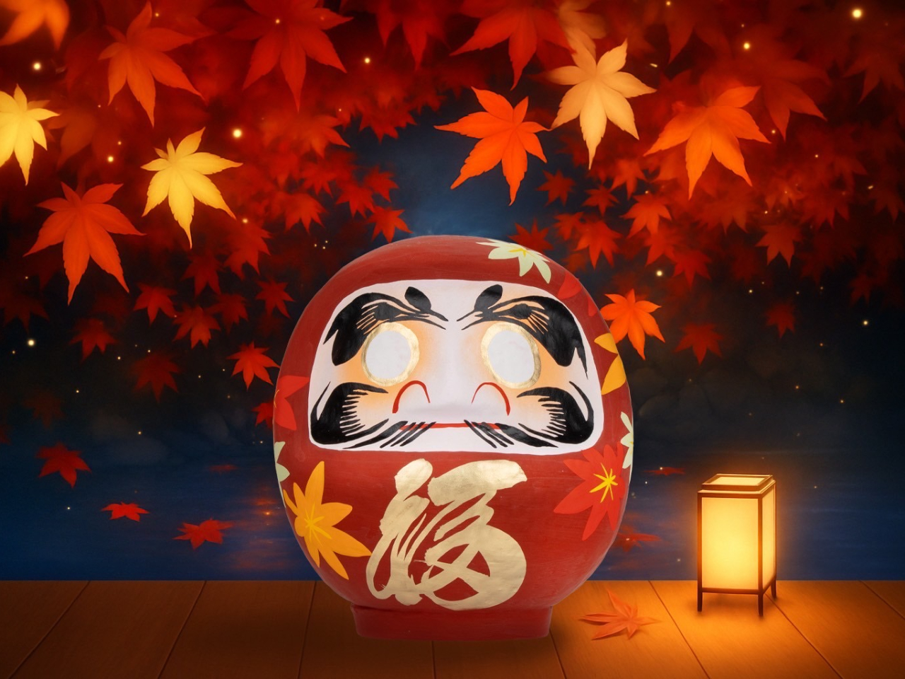 秋風にそよぐ森の彩りをひそやかに宿した【2025紅葉だるま ?栗梅(Kuriume)?】が登場しました。