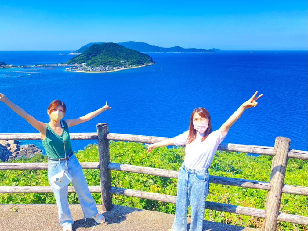 奥のちっさい島が柏島!!