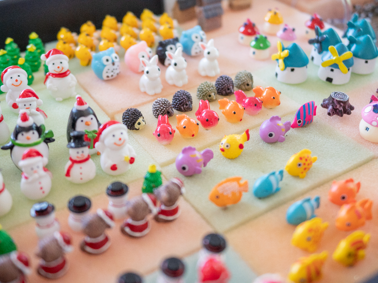 選べるパーツの一例。