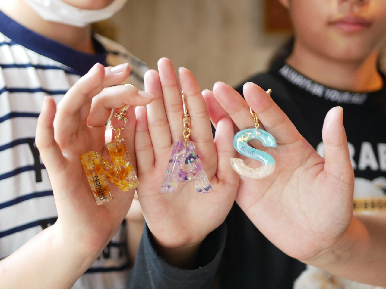 \イニシャルチャーム作り/こんなの欲しい!が作れる♪親子にオススメ☆