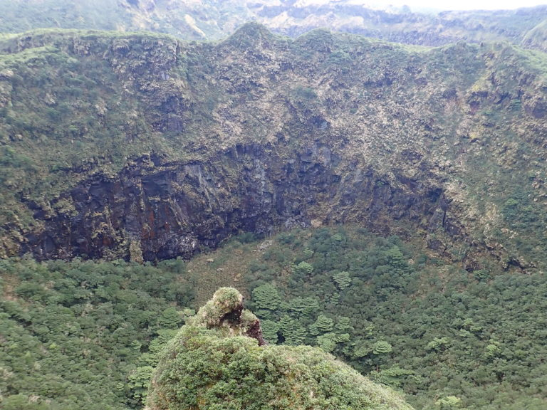 お鉢の中の眺望に圧倒されます。