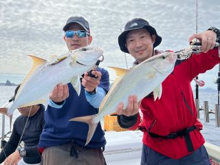 引きの強いカンパチ!!