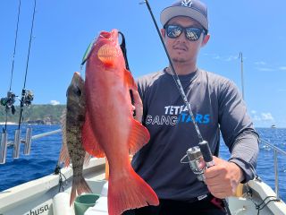 アカジンとフエフキダイのダブルヒット!!