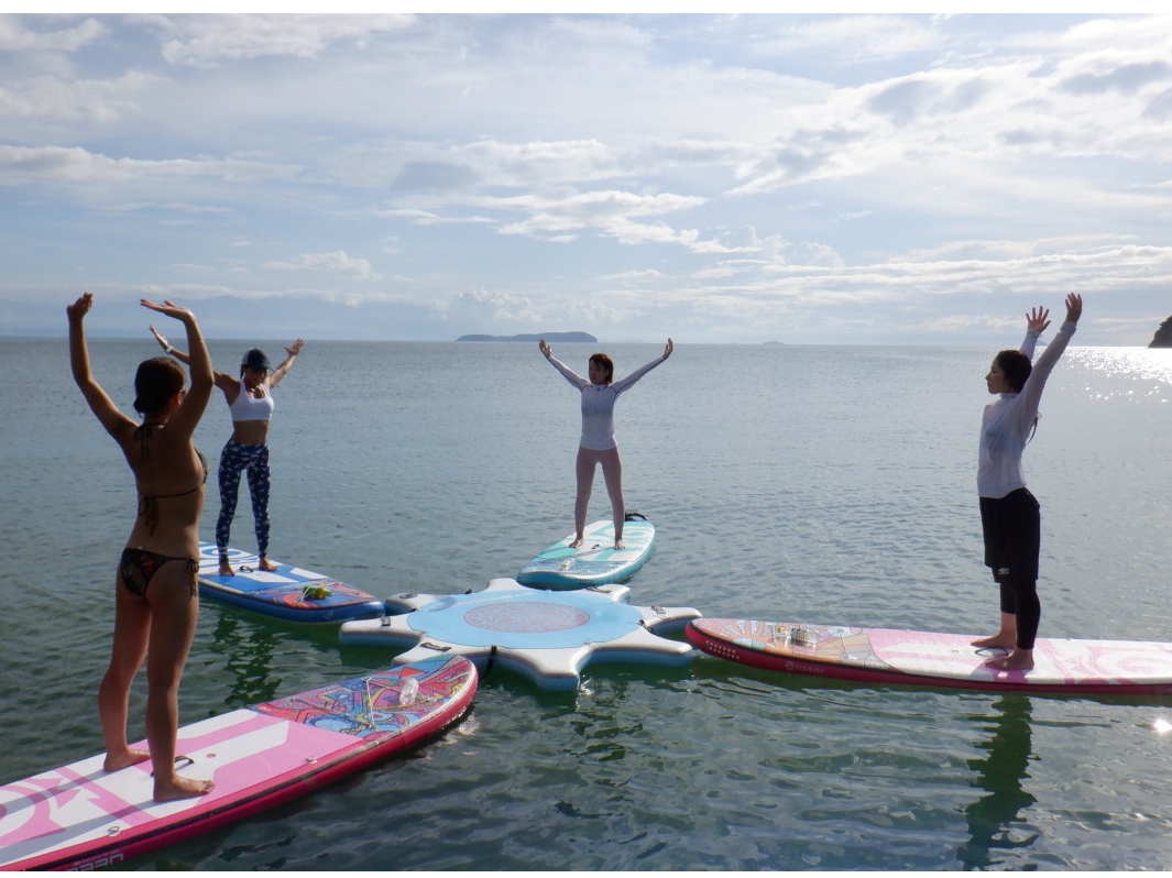 瀬戸内の島で Supヨガ ショートクルージング 海の解放感を感じてください Wind Sup 香川潜水 じゃらん遊び体験