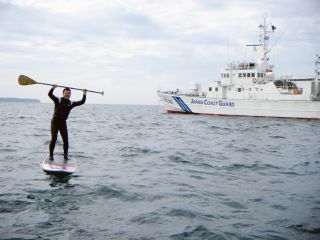 福間海岸 Sup体験レッスン 道具一式 シャワー代込 初心者でも安心 海の家でマリンスポーツ ファミリー カップル 女性 所要時間1時間半 パンタイバグース じゃらん遊び体験