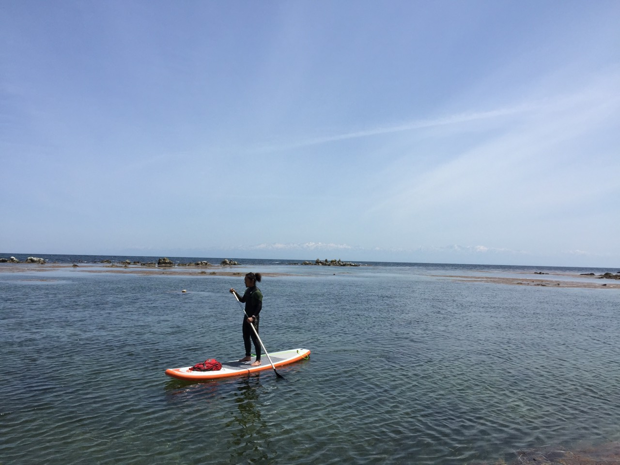 青い空と青い海と!