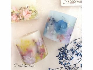 ボタニカルキャンドル人気です!