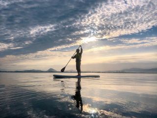 早朝の琵琶湖!日の出最高です!朝活にいかがですか?