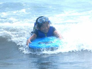 海遊びの道具を揃えております!無料で遊び方をコーチいたします♪